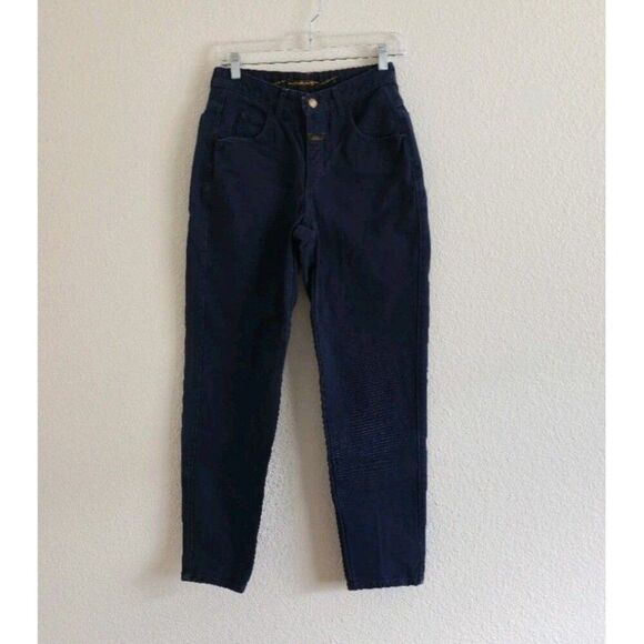 VTG Marithe Francois Girbaud Women 9/10 Blue Denim Jeans Meas. Sz 26 Y2K 2000's - Picture 1 of 8